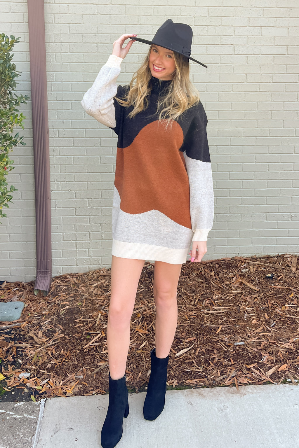 Blu Pepper Sweater Dress