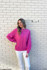 Sweet Thing Sweater-Pink
