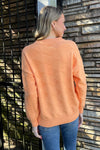 Spring Is In The Air Sweater Top-Peach
