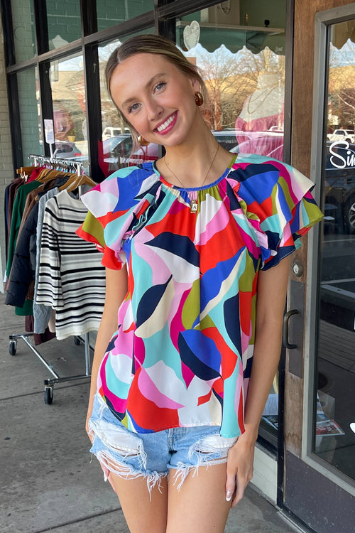The Kelly Top-Pink/Multi
