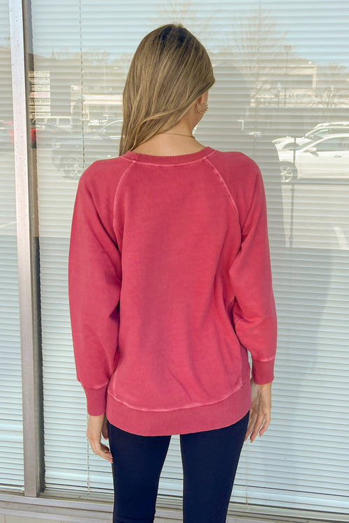 Zenana-French Terry Pullover With Pockets