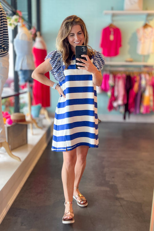 Trust In Me Dress-Blue