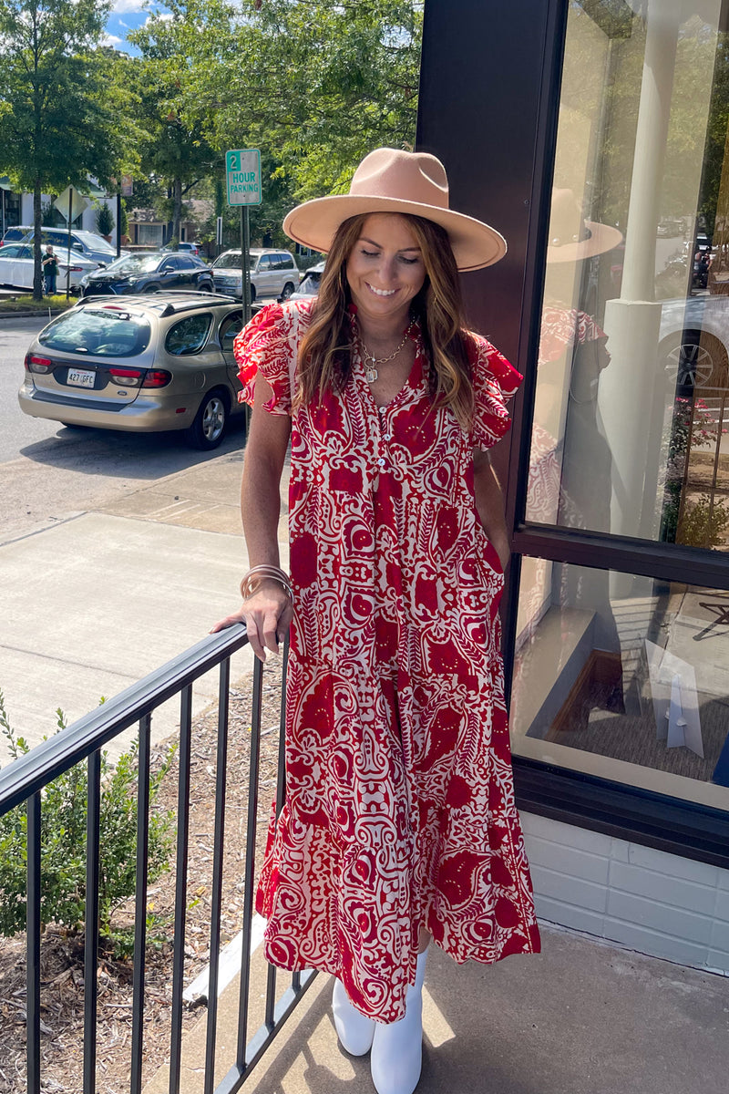 The Kelsey Dress-Ruby
