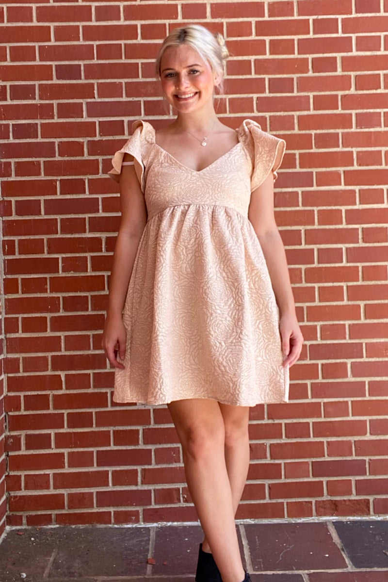 Secret Strength Dress-Taupe