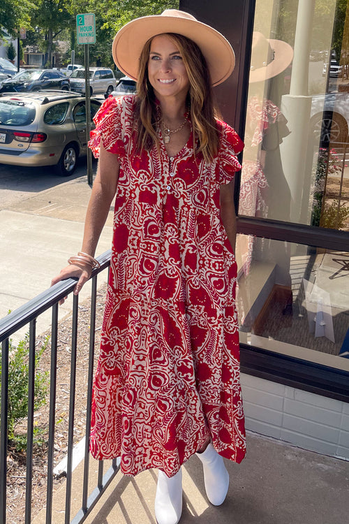 The Kelsey Dress-Ruby