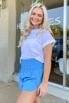 SALE-Zenana-Windbreaker Smocked Waist Band Running Shorts