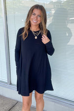 Black Zenana Swing Tunic With Pockets