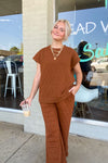 See And Be Seen Quilted Set in Rust