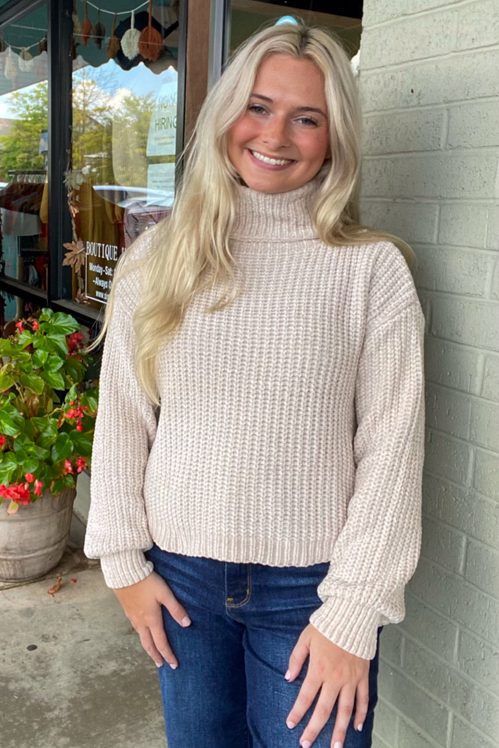 Chenille sweater turtleneck hotsell