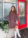 Staying Optimistic Dress-Brown
