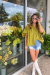 Graceful Impression Top-Martini Olive