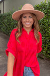 Always About You Top-Red