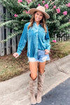 Making Things Happen Top-Teal Blue