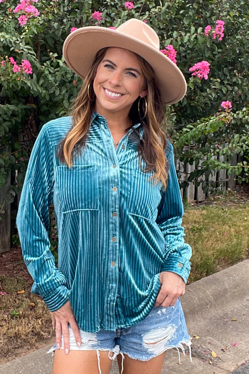 Making Things Happen Top-Teal Blue