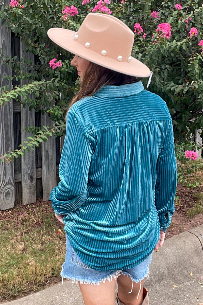 Making Things Happen Top-Teal Blue