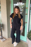 See And be Seen Quilted SEt in Black