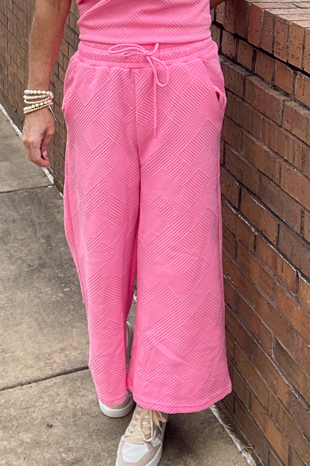 See and Be Seen Textured Set Pink