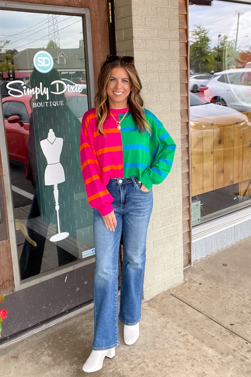 Give It Up Sweater-Multi