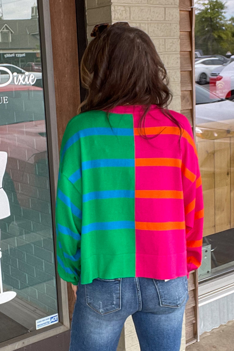 Give It Up Sweater-Multi