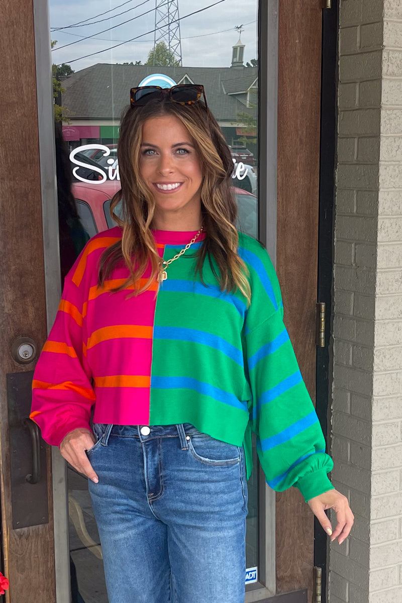 Give It Up Sweater-Multi
