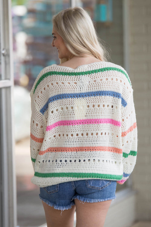 SALE-Beach Boulevard Sweater-Multi
