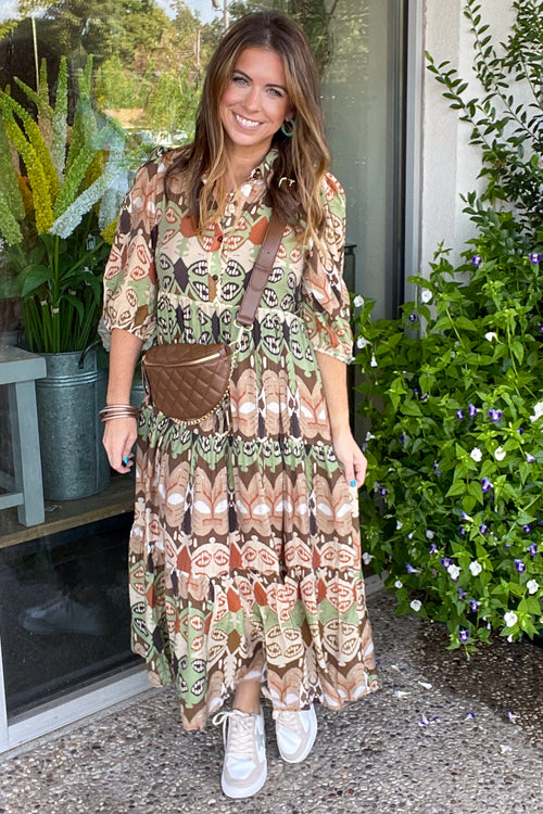 Peace Offering Dress-Sage