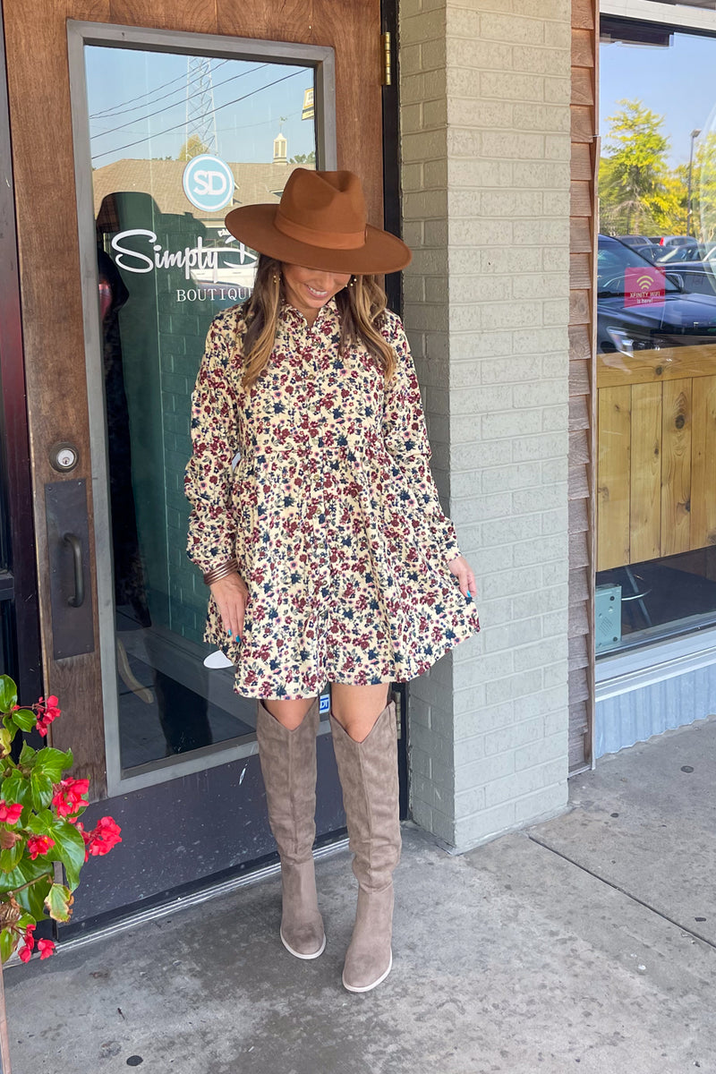 Sweet Feelings Dress-Oatmeal