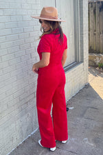 Game Changer Jumpsuit-Brick