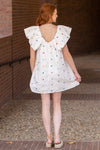 Off To Find Love Dress-White