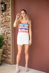 Sweet As Summer Top-Cherry Multi