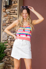 Sweet As Summer Top-Cherry Multi