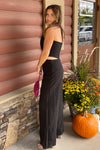 Sofia The Label-Loretta Bustier Jumpsuit-Black