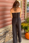 Sofia The Label-Loretta Bustier Jumpsuit-Black
