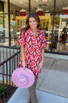 THML Geometric Pattern Dress