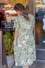 Think Differently Dress-Olive