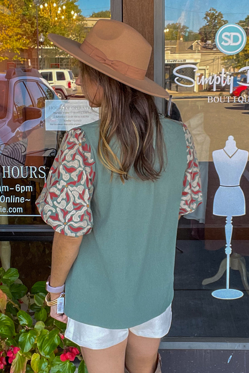 All About The Sleeves-Artichoke