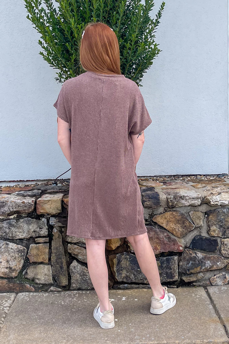 It's A Staple Dress-Peppercorn