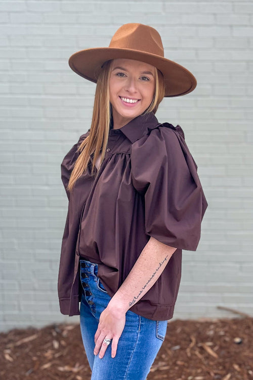 Graceful Impression Top-Chocolate
