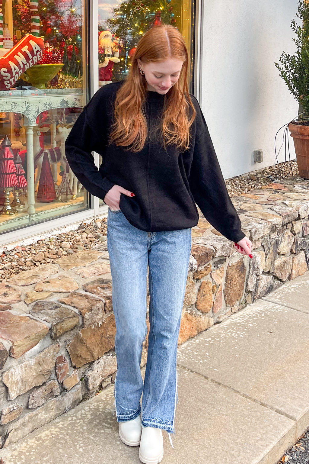 Zenana Sweater Black