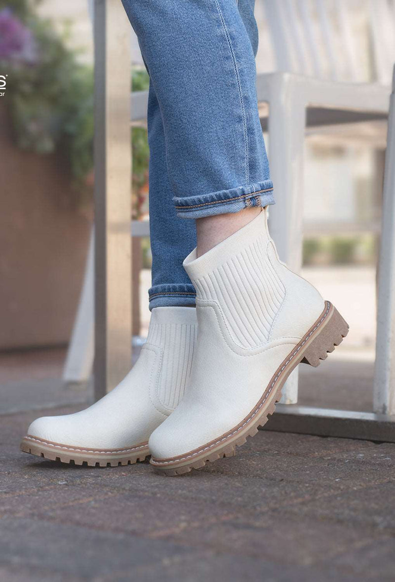 Corky's Footwear-Cabin Fever Bootie-Cream
