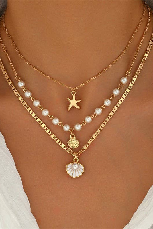 Layered Shell Necklace