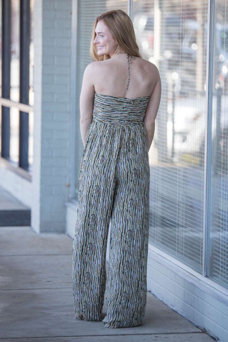 SALE-Change Is Good Jumpsuit-Olive/Mustard