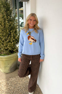 Light Blue Mallard Sweater