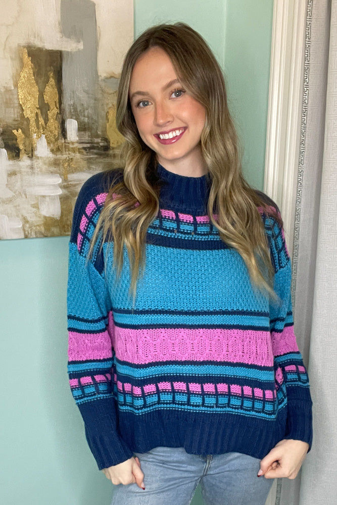 & Merci Cable Knit Sweater