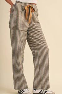 & Merci Striped Pants Mocha
