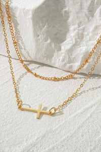 Non Tarnish Cross Necklace