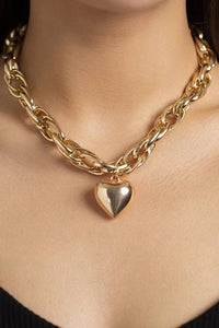 Puffy Heart Necklace