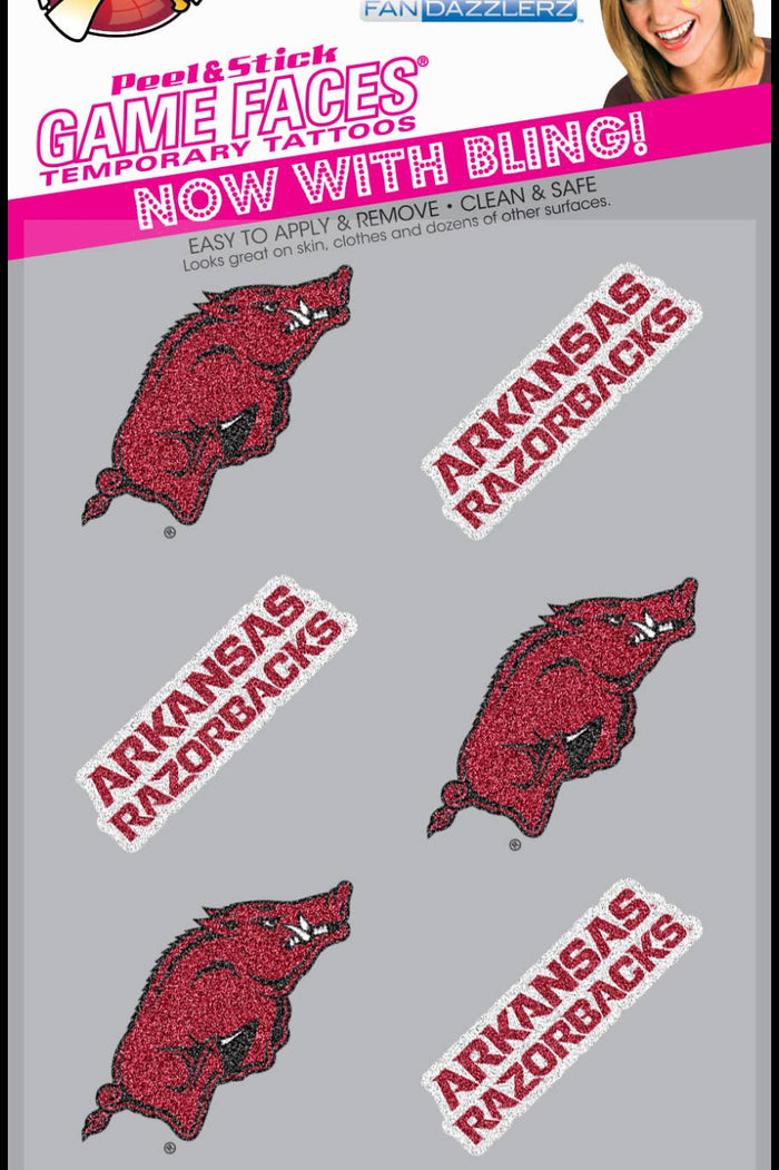 Razorback Face Tattoos Bling