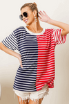 A True Classic Top-Navy/Red