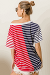A True Classic Top-Navy/Red